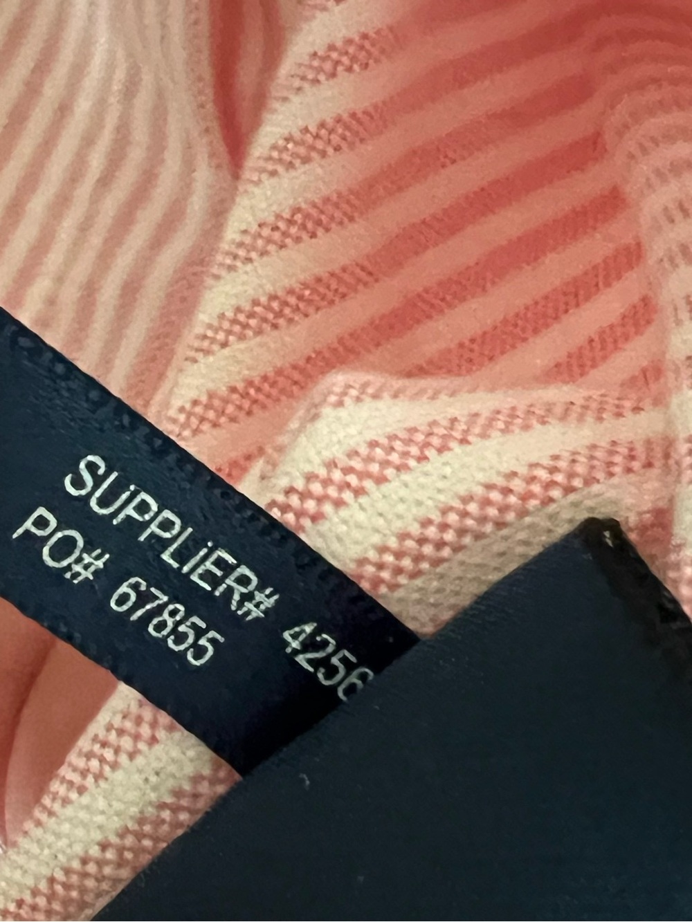 Ralph Lauren Women’s Size 4 Slim Fit Pink White Striped Button Down Shirt 100% - Picture 7 of 7